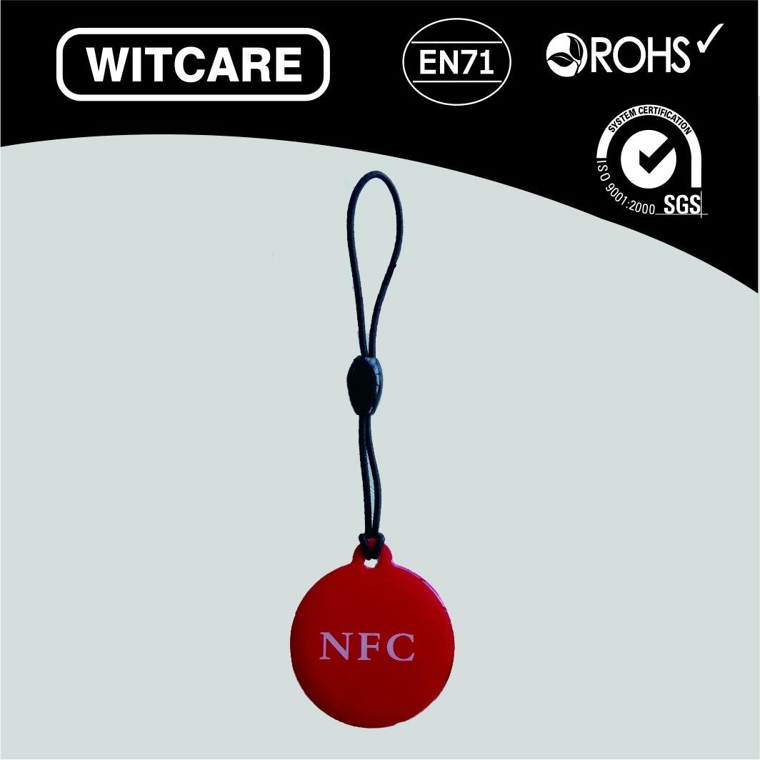Ntag 203 13.56MHZ waterproof RFID Tag for all the Enabled NFC Mobile Device 2