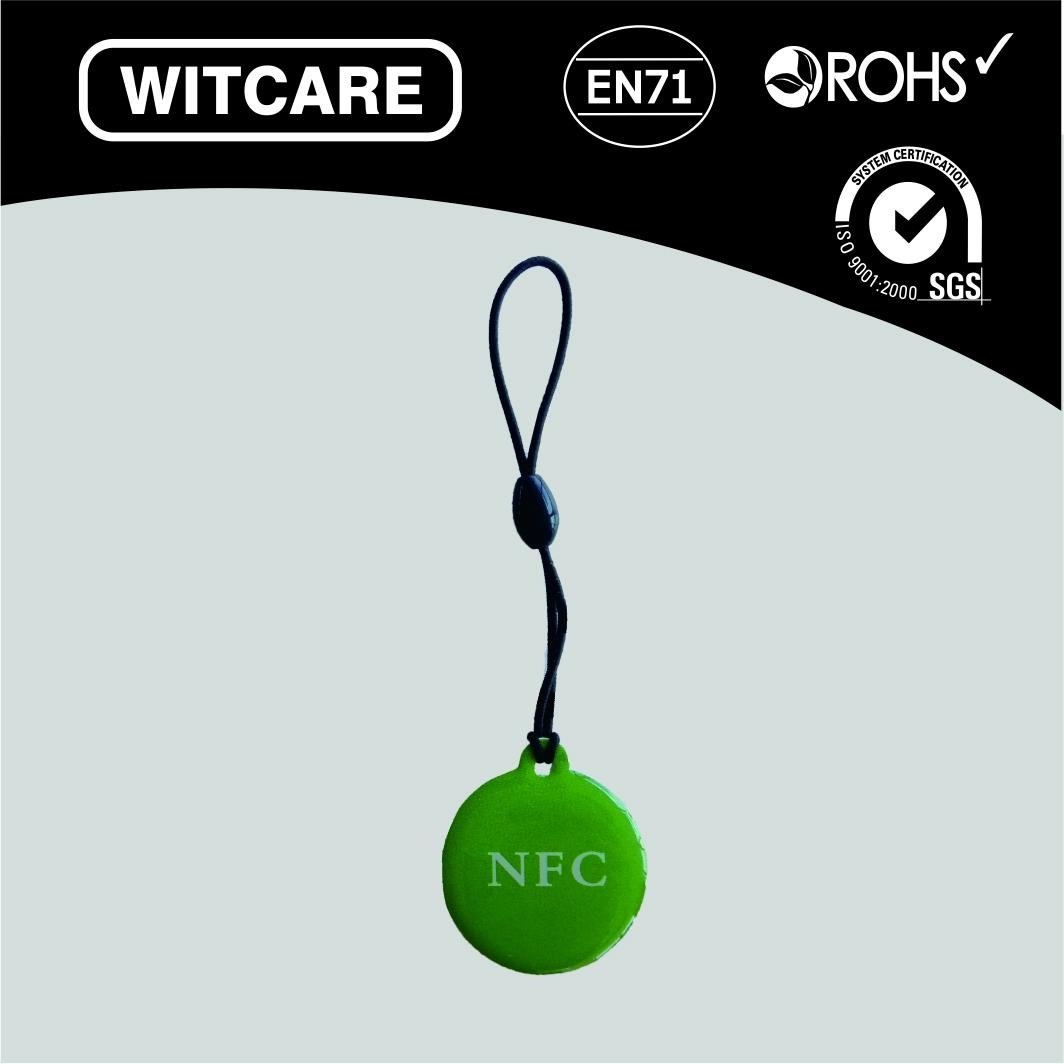 Ntag 203 13.56MHZ waterproof RFID Tag for all the Enabled NFC Mobile Device 5