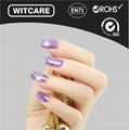 NFC Lumious Nail Stickers with LED Light Flash Affixed  1