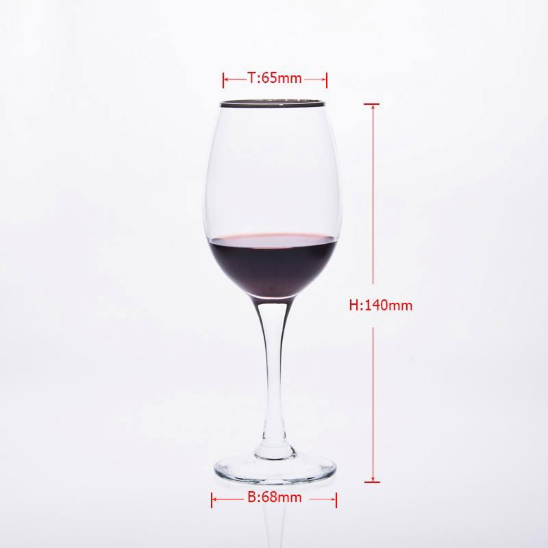 478ml month blown red wine glass 2