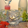 Decorations glass candle holder 1