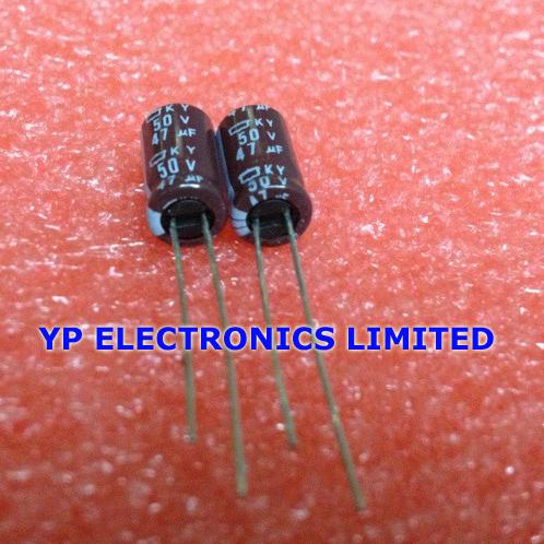 47UF50V 50V 47UF Capacitor Aluminum Electrolytic 47UF 50V Ecap 50V47UF 6*11.5 Ni