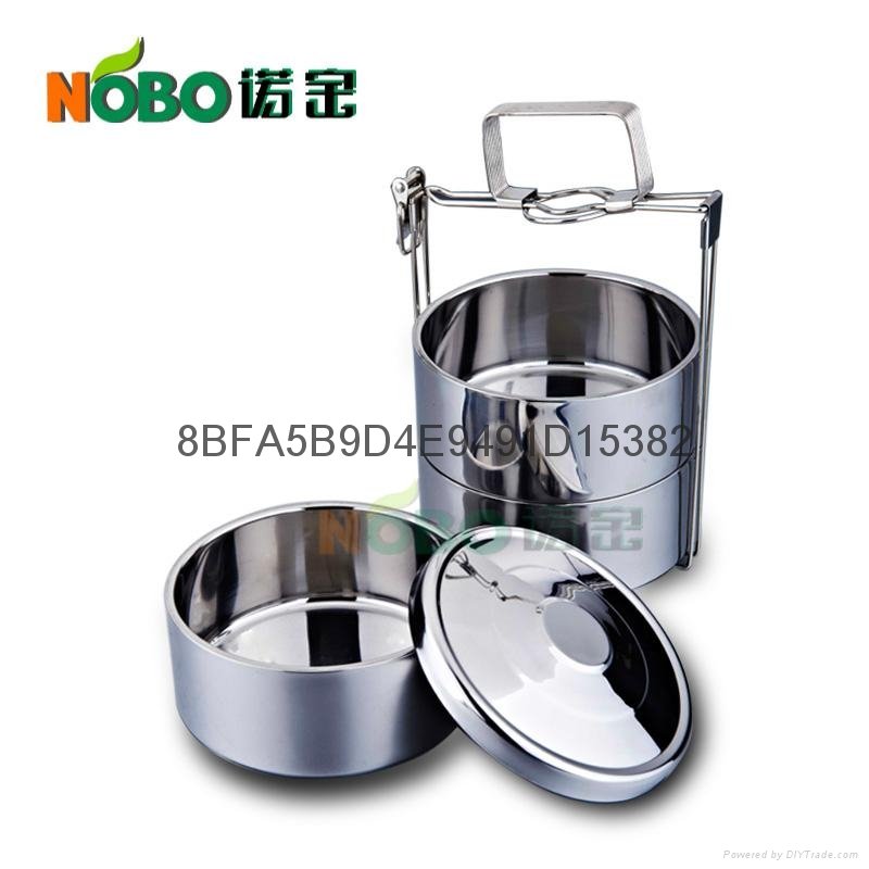 Stainless steel food container/food warmer