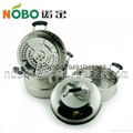 3 Layer Stainless Steel Food Steamer 1