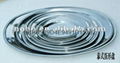 stainless steel egg shaped plate/Thai-Style Oval Plate/egg tray