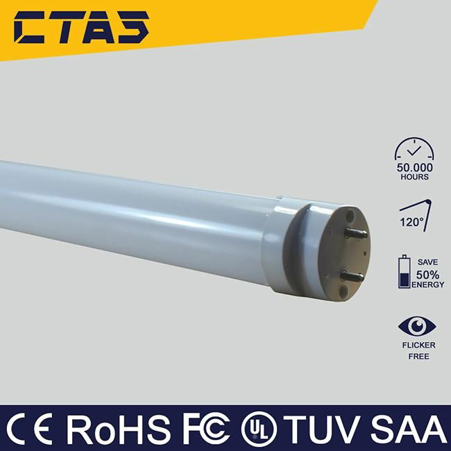 18w radar sensor t8 led tube 1750lm 120cm CE ROHS 3
