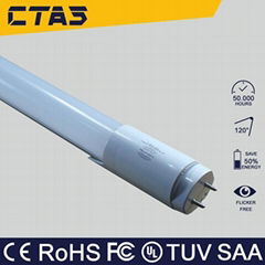 18w radar sensor t8 led tube 1750lm 120cm CE ROHS
