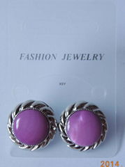 Europe style lovely purple women's  earring