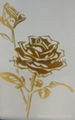 Elegant Rose Temporary Metallic Body Art