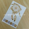 Hot-sales Dreamcatcher Temporary Metallic Body Tattoo Sticker  1