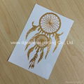 Hot-sales Dreamcatcher Temporary Metallic Body Tattoo Sticker  2