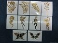 Customized Butterfly Temporary Metallic