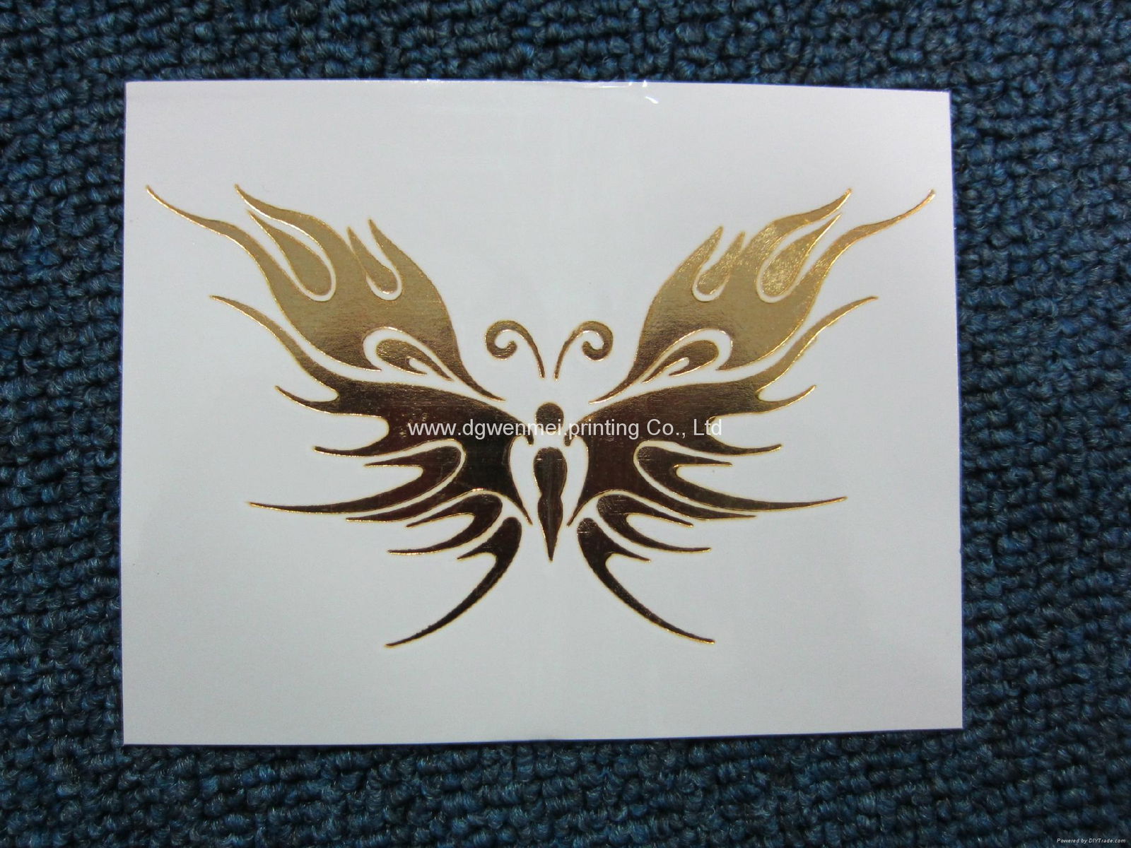 Customized Butterfly Temporary Metallic Body Tattoo Sticker 2