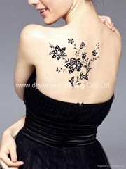 Fashion Party Temporary Body  Flower Tattoo Sticker