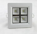 Square style LED Grille Light Cool Warm white 2