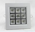 Square style LED Grille Light Cool Warm white 3