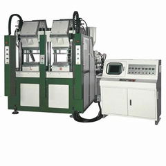 Two Color Vertical Type Automatic Plastic Injection Moulding Machine