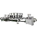 Rotary Type Automatic Three Color Soles Jointing & Ejecting Moulding Machine