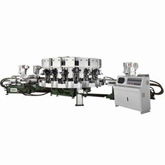 Rotary Type Automatic Three Color Soles Jointing & Ejecting Moulding Machine