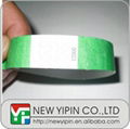 2014 Cheap Popular Secure Access Control TYVEK Wristband with One Time paper wri