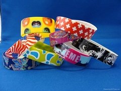 Custom Personalized Rubber Silicone Bracelets Wholesale Bands