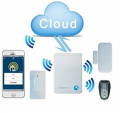 Wireless alarm system based on ip cloud 