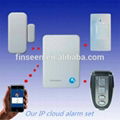 Android & IOS web alarm burglar alarm shenzhen Finseen IP cloud alarm