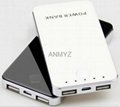 external mobile power bank battery charger pack  for iphone Apple phone 5000mah  3