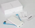 external mobile power bank  triple port for iphone Apple phone 5000mah  4