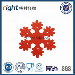 silicone snow flower shape mat Right Silicone