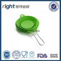 silicone strainer with metal handle 1