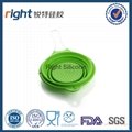 silicone strainer with metal handle 2