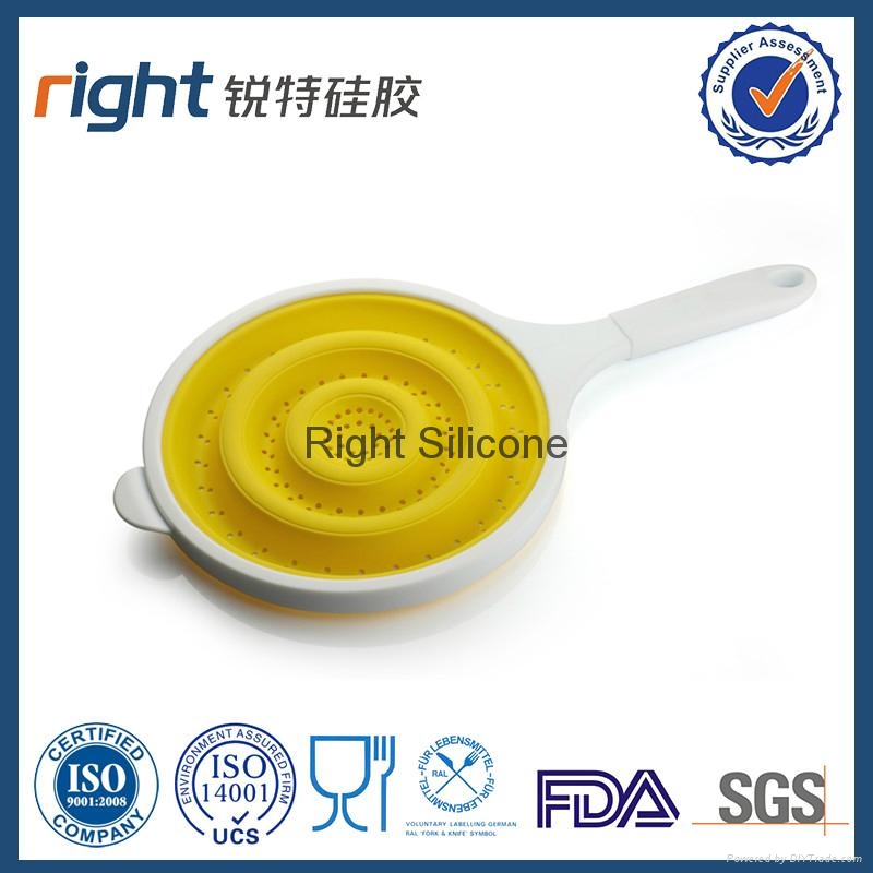 Silicone strainer with plastic handle Right Silicone RT201406 (China Manufacturer) Kitchen