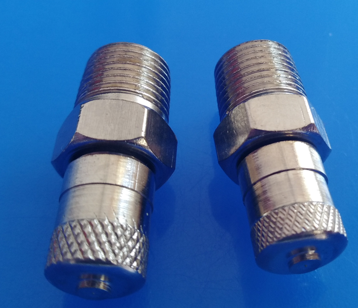 air tank and pipe and plumbing fittings with size 1/8" NPT  3
