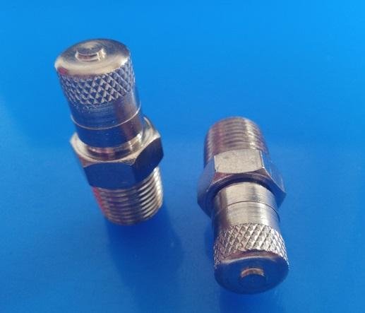 hydraulic fill needle valve with size 1/8" BSPT and 1/8" NPT  2