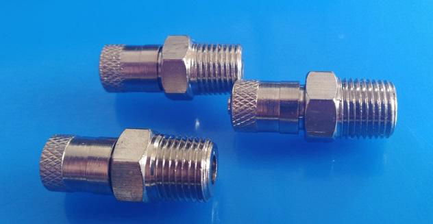 hydraulic fill needle valve with size 1/8" BSPT and 1/8" NPT  3