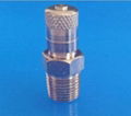 hydraulic fill needle valve with size 1/8" BSPT and 1/8" NPT 