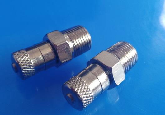 hydraulic fill needle valve with size 1/8" BSPT and 1/8" NPT  5