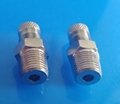 1/8"-28 BSPT Schrader air tank pipe fittings valve  4