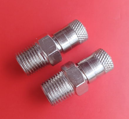 hydraulic fill needle valve with size 1/8" BSPT and 1/8" NPT 