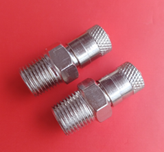 hydraulic fill needle valve with size 1/8" BSPT and 1/8" NPT