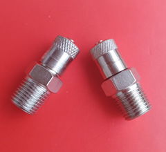 1/8" NPT and 1/8" BSPT air tank valve