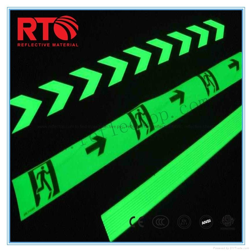 2-4hrs photoluminescent film for safety signs 4