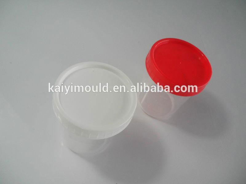 plastic injection mould of sterile plastic specimen container