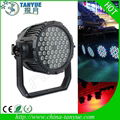 54*3W RGBW waterproof led par light for sale 1