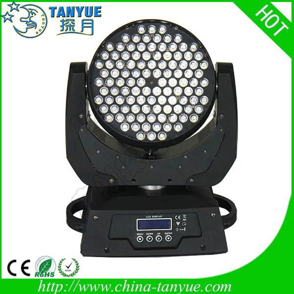 rgbw 108*3w moving head led light wash moving head