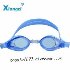 Adult's style silicone waterproof swim goggle 