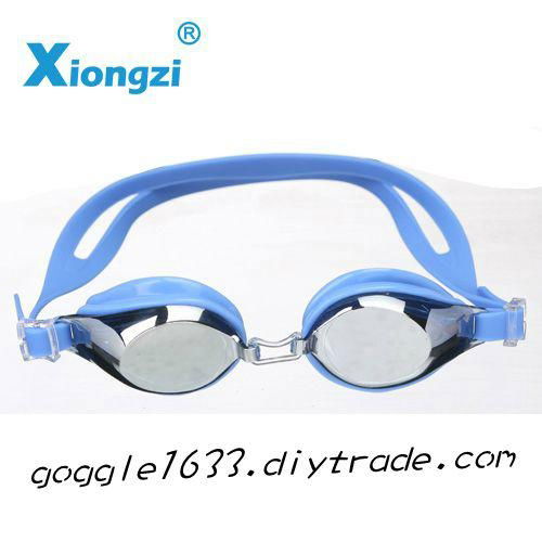 Adult's style silicone waterproof swim goggle  5