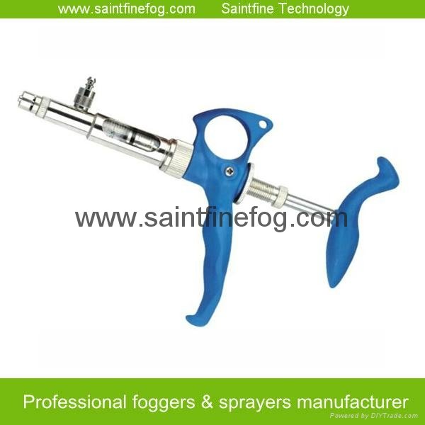 Stainless-Steel veterinary syringe with accurate and reliable fixed-dosage 4