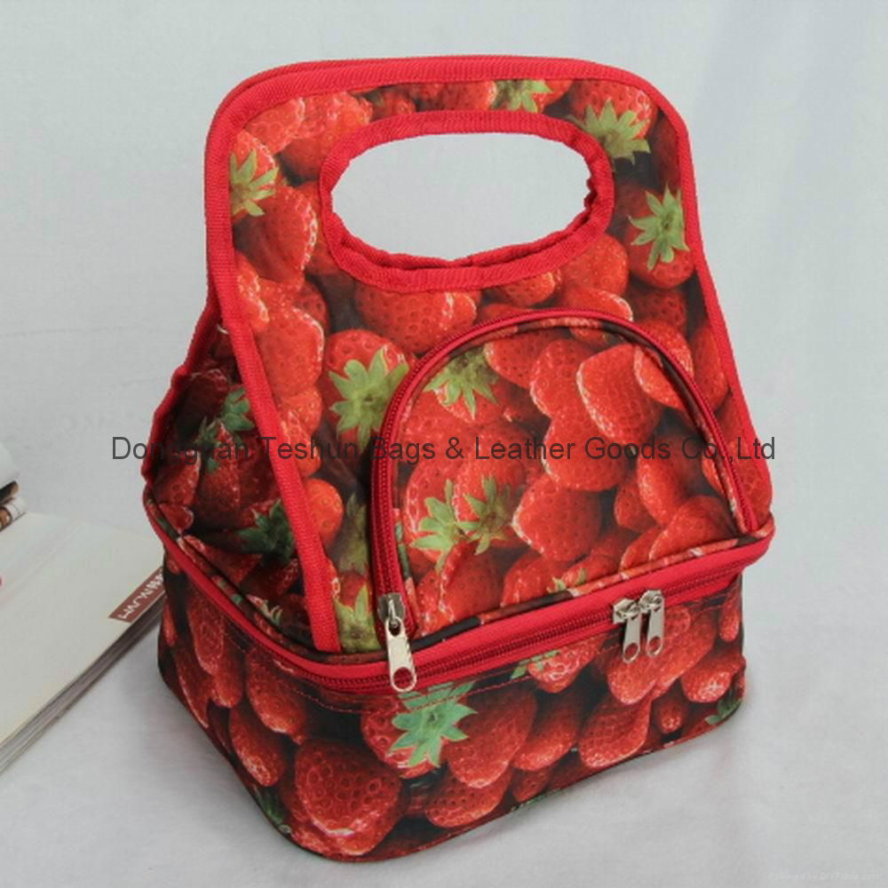600D printing lunch bags with high quality